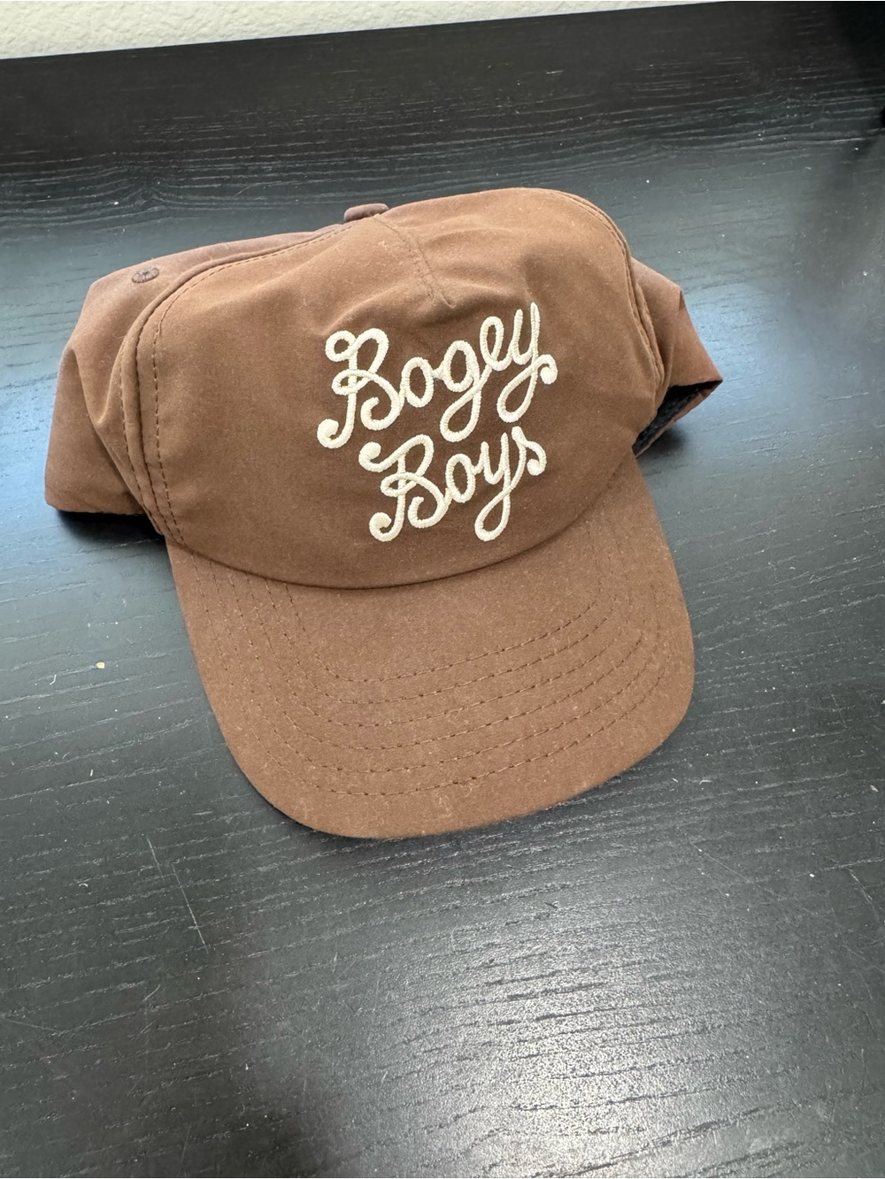 Bogey Boys Brown Embroidered Baseball Cap